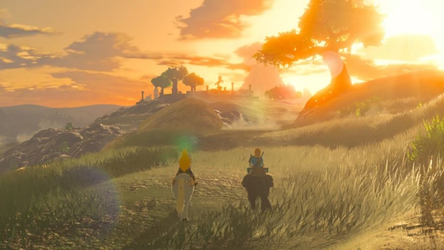 The Legend of Zelda Breath of the Wild Sunset