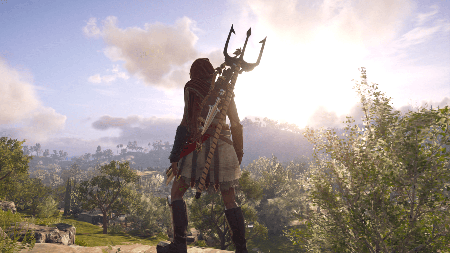 Assassin's Creed Odyssey Trident Back
